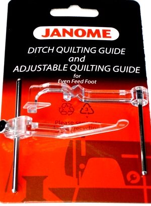 Ditch quilting and adj guide