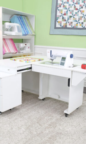 Kangaroo & Joey Dual Rail Electric Sewing Cabinet