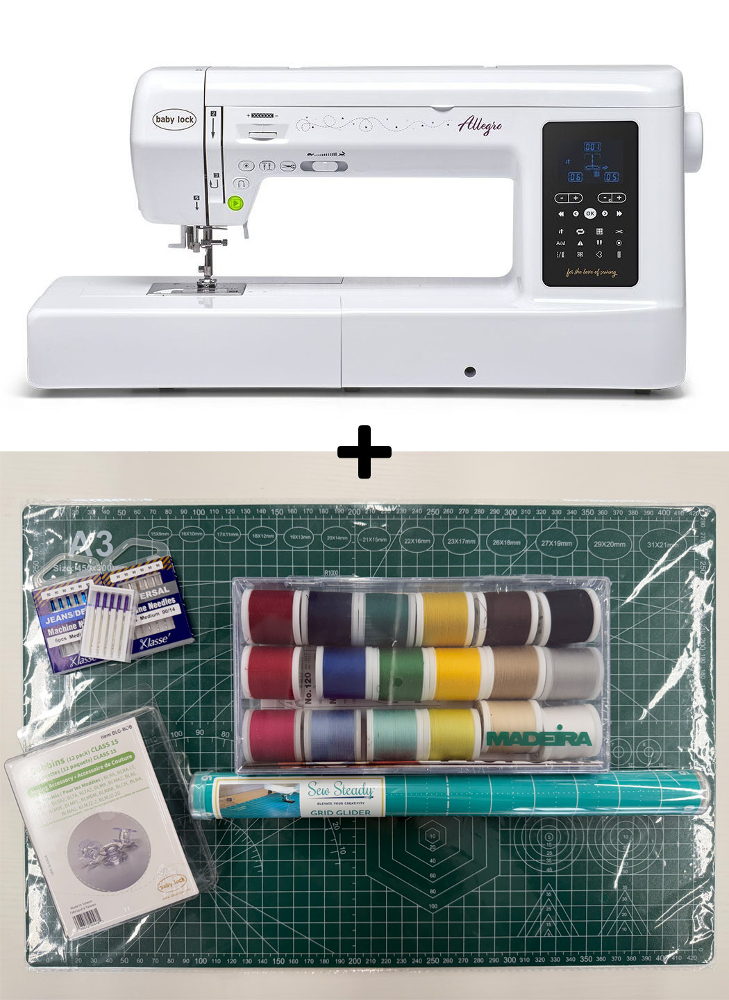 Baby Lock Allegro Sewing Machine BUNDLE