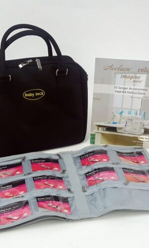 Acclaim Victory Celebrate 55th Anniversary Serger Enlighten ImagineWave Foot Kit 10 Piece Deluxe Carrying Case Included