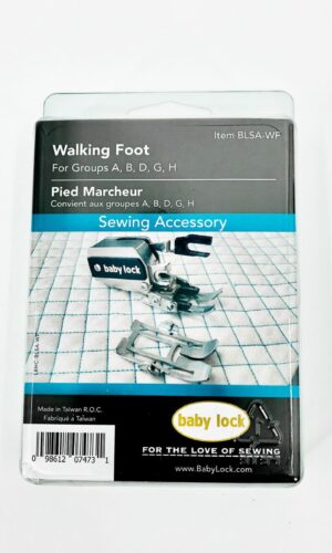 Baby Lock Dynamic Walking Foot With Standard And Open Toe Soles Fits Groups A B D G H