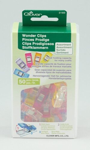 ASSORTED WONDER CLIPS 50 PK MULTI COLOR WONDER CLIPS