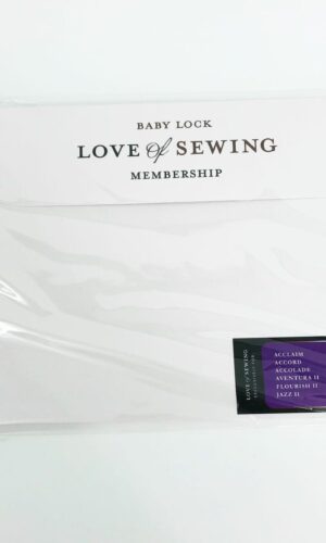 Baby Lock Love Of Sewing Membership Level 2 LOSML2