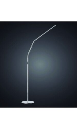 Daylight U35119 Slimline 4 LED Floor Lamp, Brushed Steel Finish